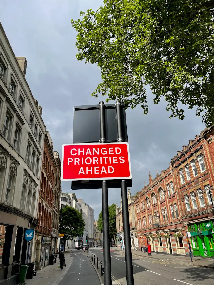 A street sign on a pole