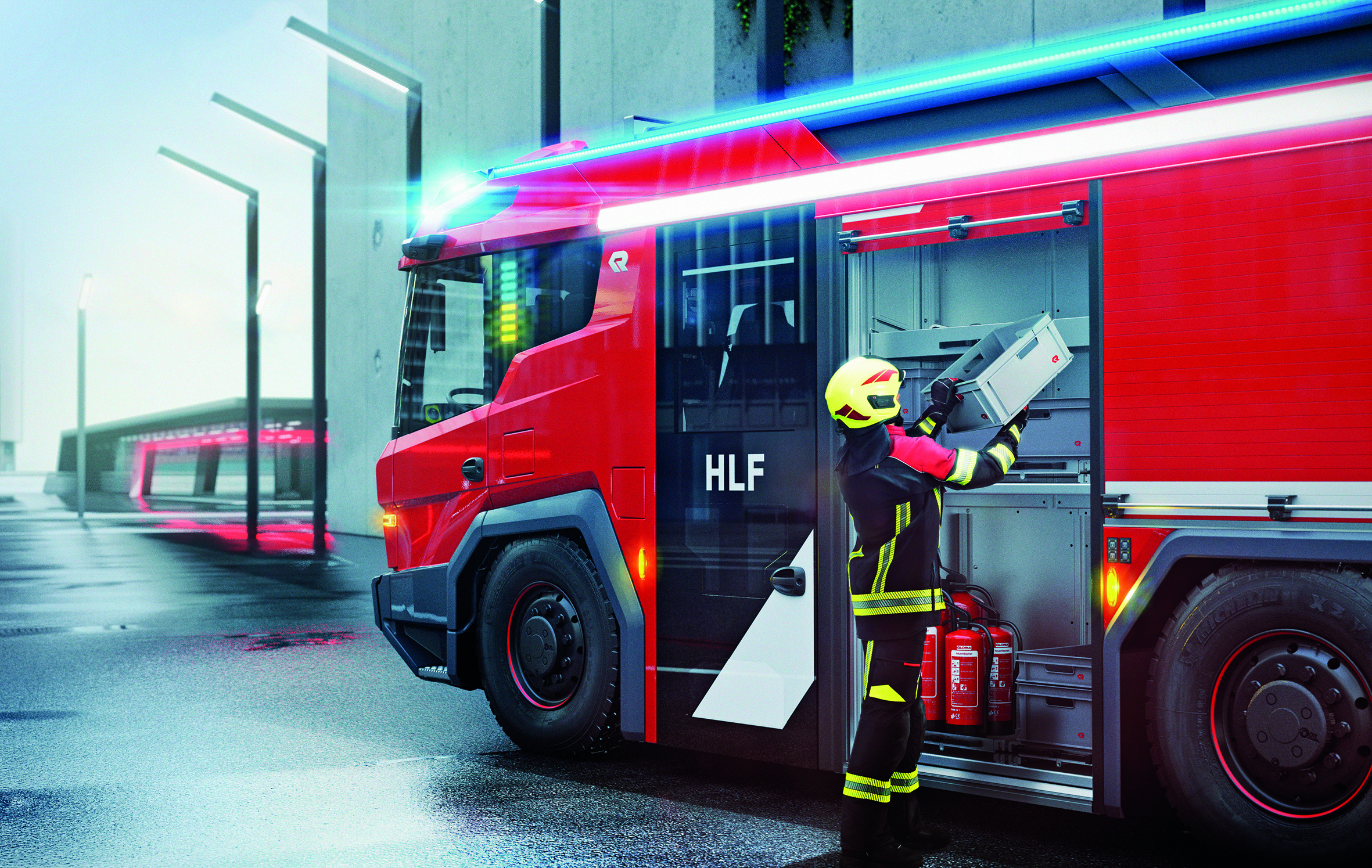 Feuerwehrfahrzeug von Rosenbauer